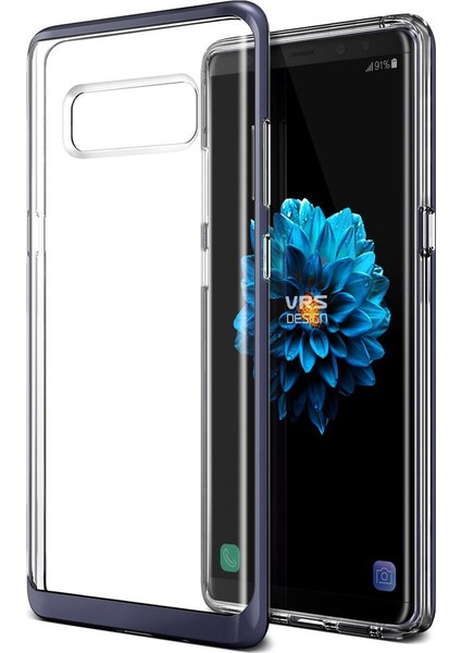 VRS Galaxy Note 8 Crystal Bumper Kılıf Orchid Gray