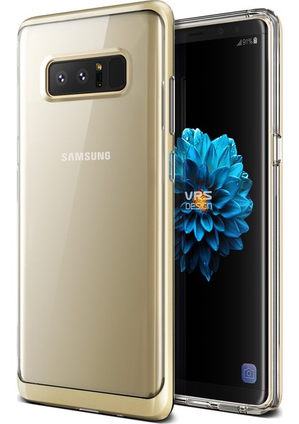 VRS Galaxy Note 8 Crystal Bumper Kılıf Shine Gold