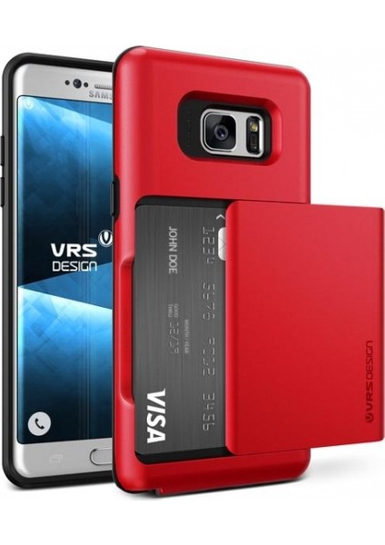 Galaxy Note 7 / Note FE Damda Glide Kılıf Crimson Red