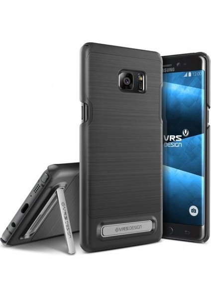 VRS Galaxy Note FE Simpli Lite Kılıf Steel Silver
