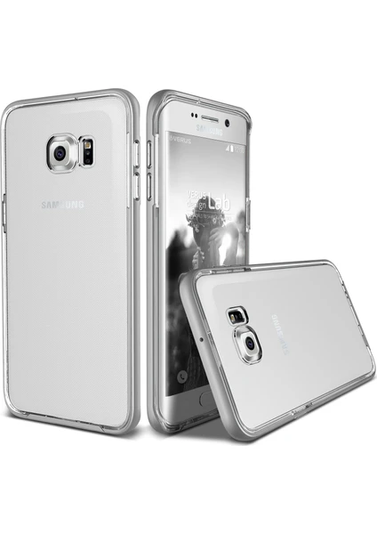 VRS Galaxy S6 Edge Plus Crystal Bumper Kılıf Light Silver