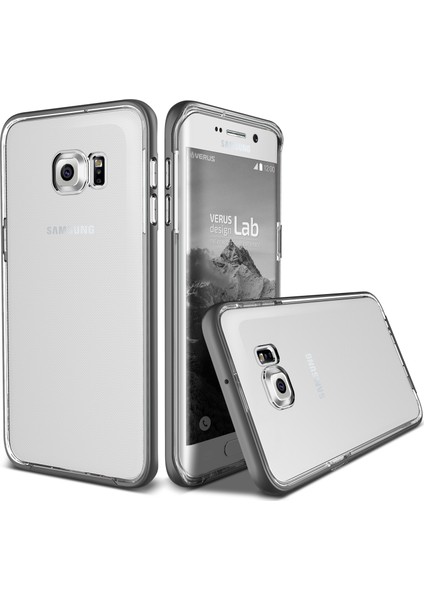 VRS Galaxy S6 Edge Plus Crystal Bumper Kılıf Steel Silver