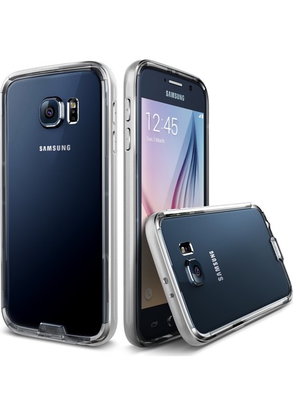VRS Galaxy S6 Iron Bumper Kılıf Silver