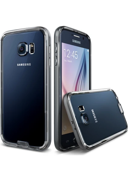 VRS Galaxy S6 Iron Bumper Kılıf Titanium