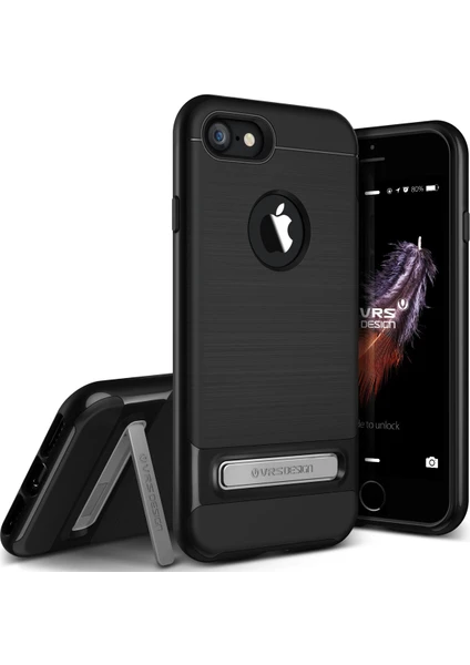 VRS iPhone 7 High Pro Shield Kılıf Jet Black