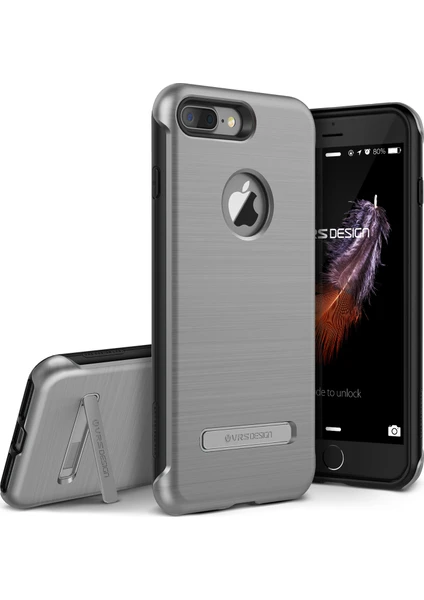 VRS iPhone 7 Plus Duo Guard Dark Silver