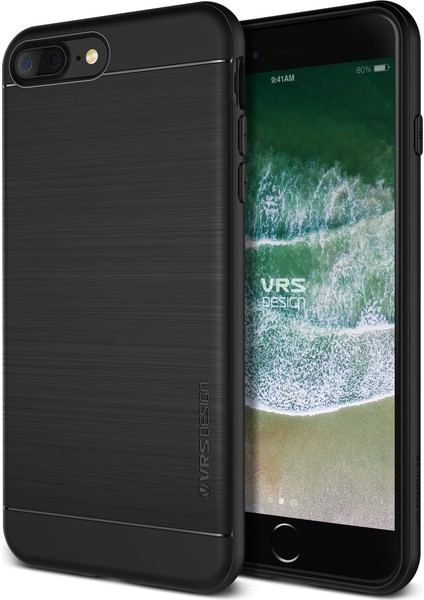 VRS iPhone 8 Plus / 7 Plus New Simpli Fit Kılıf Phantom Black