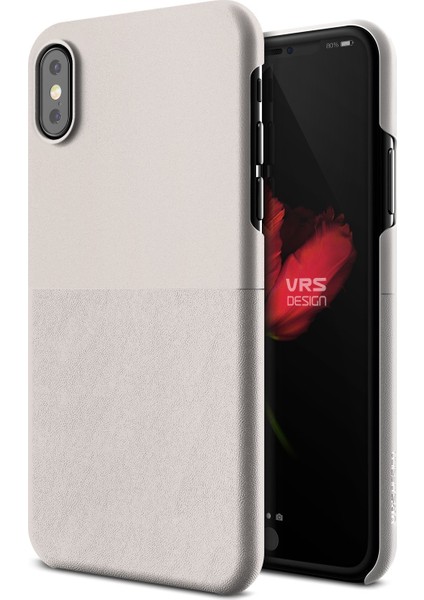 VRS iPhone X Skin Fit Kılıf Light Pebble