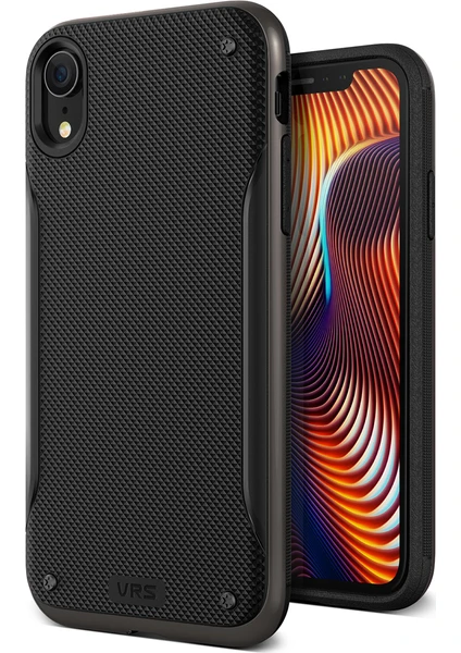 VRS iPhone XR High Pro Shield Kılıf Metallic Black