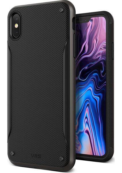 VRS iPhone Xs Max High Pro Shield Kılıf Metalic Black