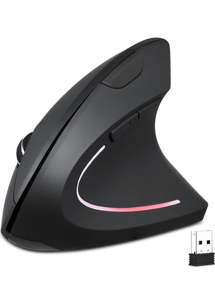 Kablosuz JSY-1 1600DPI Ergonomik Dikey Mouse