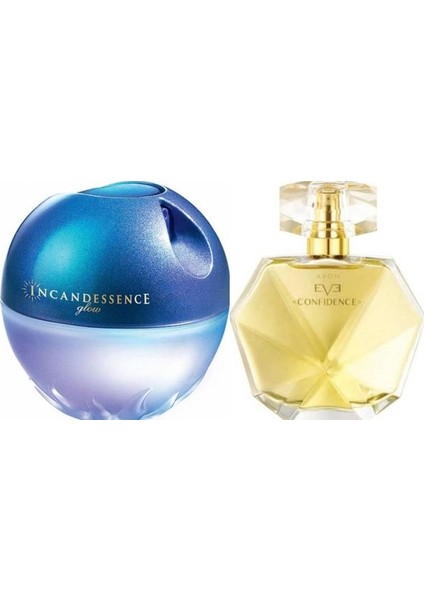 Incandessence Glow 50 ml Bayan Edp+Avon Eve Confidence 50 ml Bayan Edp