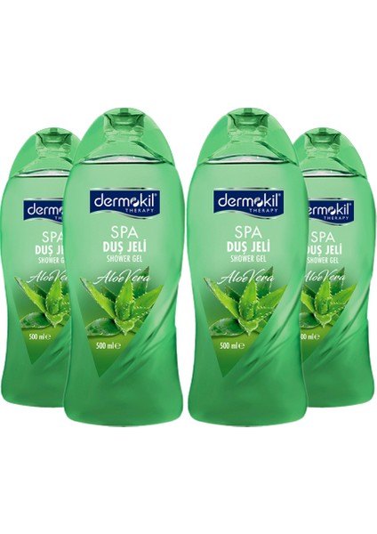 Therapy Duş Jeli Spa Aloe Vera 500ML x 4 Adet
