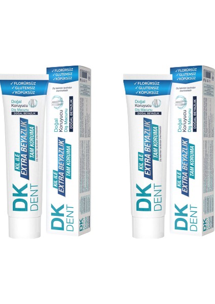 Dk Dent Extra Whiteness Diş Macunu 100 ml x 2 Adet