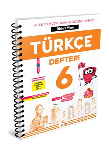 Arı Yayıncılık 6.Sınıf  Türkçe Defteri