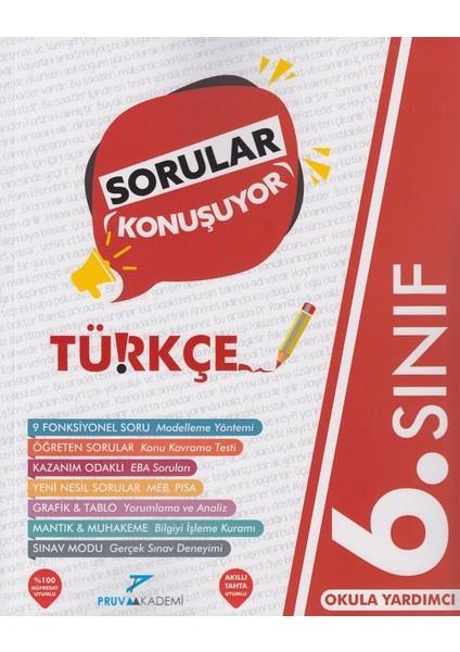 6. Sınıf Türkçe Sorular Konuşuyor Soru Bankası