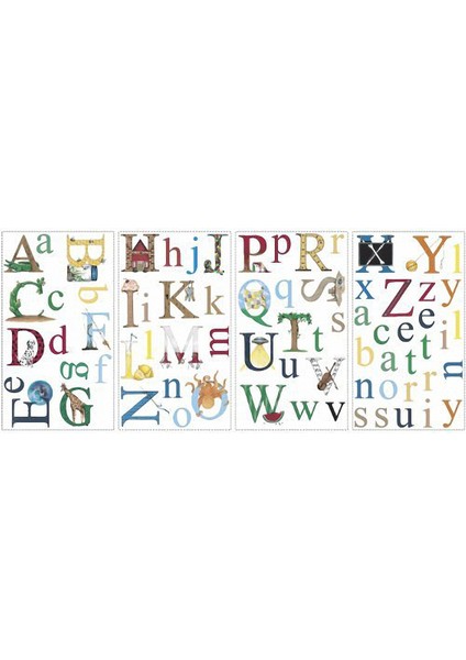 Roommates RMK1029SCS Alfabe Duvar Sticker