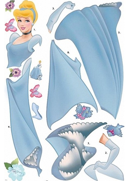 Roommates RMK1465GM Sindirella Büyük Boy Duvar Sticker