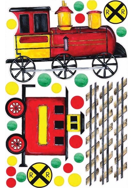 Roommates RMK1391SLG Tren Büyük Boy Duvar Sticker
