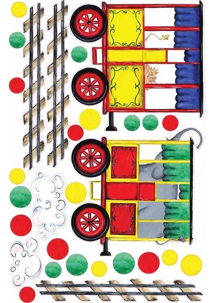 Roommates RMK1391SLG Tren Büyük Boy Duvar Sticker fiyatları