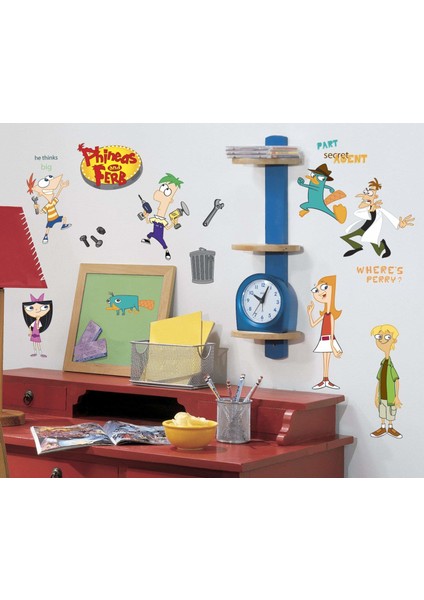 Roommates RMK1536SCS Phineas ve Ferb Duvar Sticker fiyatları