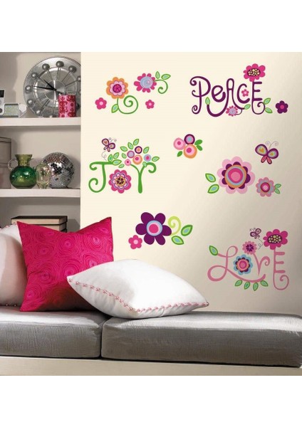 Roommates RMK1649SCS Aşk, Sevgi, Barış Duvar Sticker fiyatları