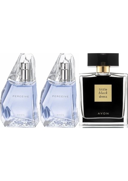 Perceive 50 ml Kadın Edp(2 Adet)+Avon Little Black Dress 50 ml Kadın Edp