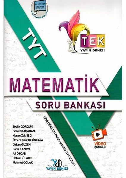 TYT Tek Serisi Video Çözümlü Matematik Soru Bankası