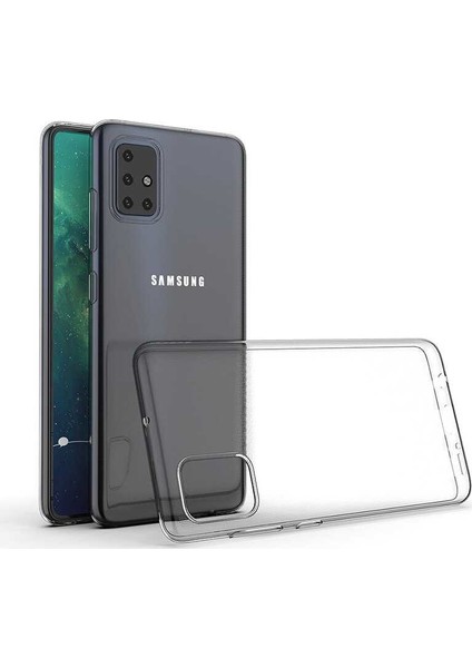 Galaxy A51 Kılıf A+ Şeffaf Lüx Süper Yumuşak 0.3mm Ince Slim Silikon