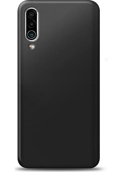 Meizu 16 XS Kılıf Klasik Mat Renkli Yumuşak Premier Silikon + Blue Nano Ekran Koruyucu Siyah