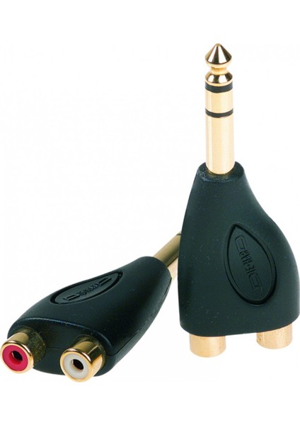 DHPA250 Adaptör 6,3 mm Stereo Erkek Jak - 2 x Rca Dişi Çevirici fiyatları