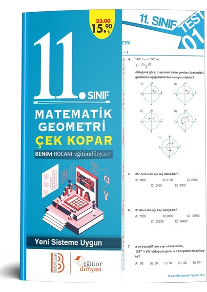 Eğitim Dünyası & Benim Hocam Yayınları - 11. Sınıf Matematik Çek Kopar Yaprak Test