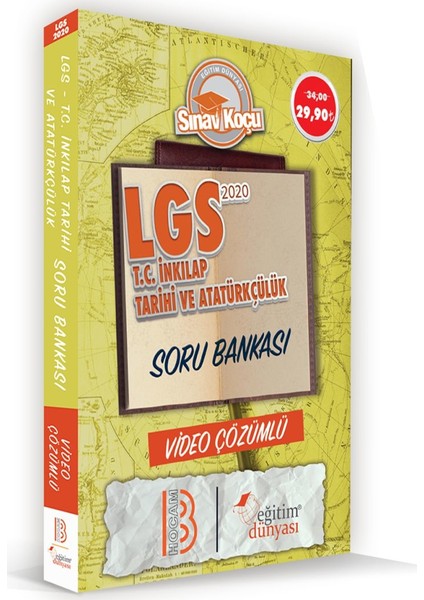 Eğitim Dünyası & Benim Hocam Yayınları - 8.Sınıf LGS T.c. Inkılap Tarihi ve Atatürkçülük Sınav Koçu Pekiştirme&performans Soru Bankası (Video Çözümlü)