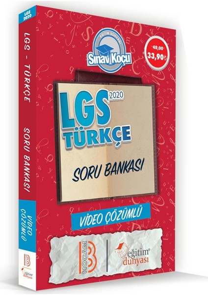 Eğitim Dünyası & Benim Hocam Yayınları - 8.Sınıf LGS Türkçe Sınav Koçu Pekiştirme&performans Soru Bankası (Video Çözümlü)