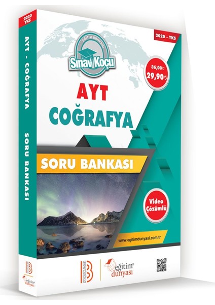 Eğitim Dünyası & Benim Hocam Yayınları - Yks-Ayt Coğrafya Sınav Koçu Pekiştirme &performans Soru Bankası (Video Çözümlü)