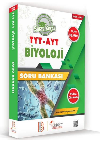 Eğitim Dünyası & Benim Hocam Yayınları - Yks-Tyt Ayt Biyoloji Sınav Koçu Pekiştirme &performans Soru Bankası (Video Çözümlü)