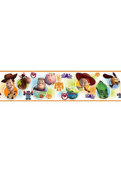 Roommates RMK1429BCS Oyuncak Hikayesi - 3 Bordür Duvar Sticker