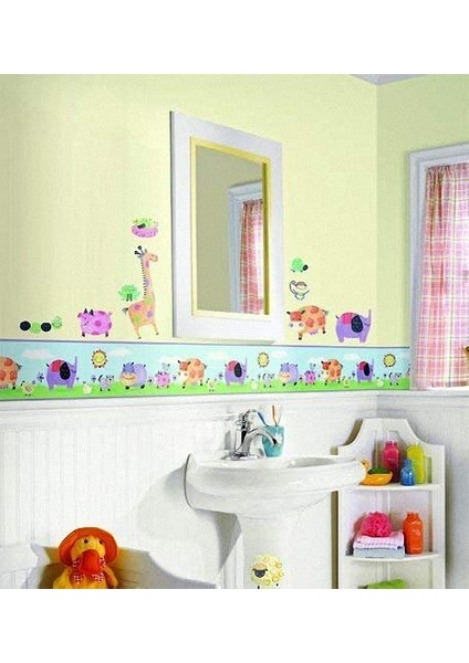 Roommates RMK1180BCS Puantiyeli Hayvanlar Bordür Duvar Sticker fiyatları