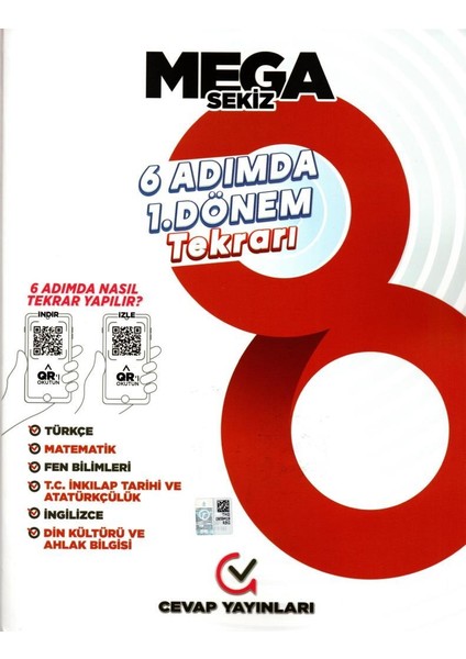 8. Sınıf Mega 6 Adımda 1. Dönem Tekrarı