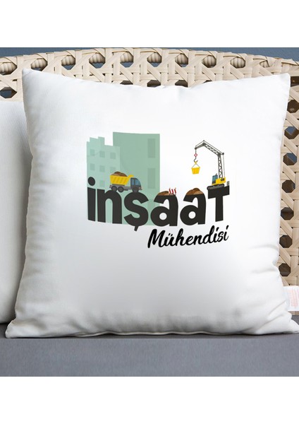 Insaat Mühendisi Temalı Yastık