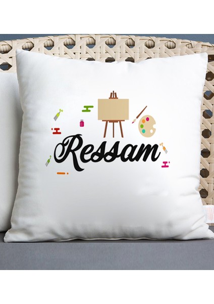 Ressam Temalı Yastık