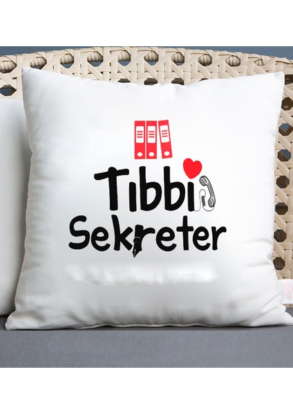 Tıbbı Sekreter Temalı Yastık