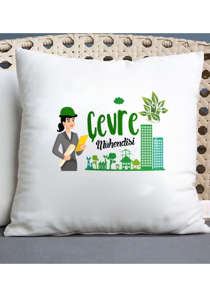 Çevre Mühendisi Temalı Yastık