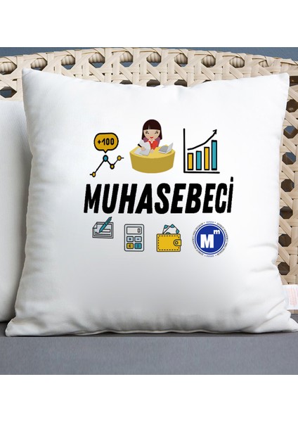 Muhasebeci Temalı Yastık