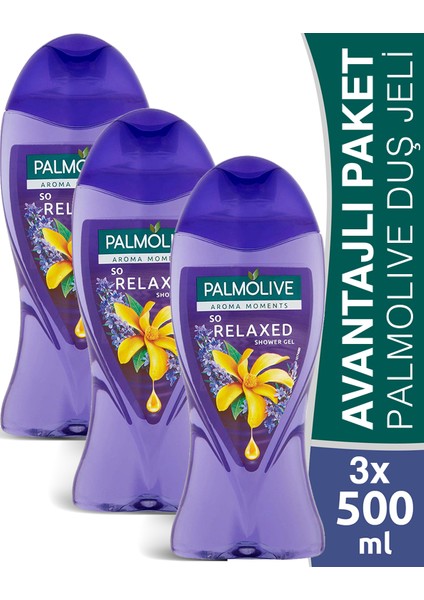 Aroma Sens So Relaxed Duş Jeli 500 ml x 3