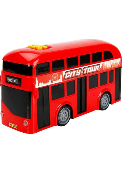 Sesli ve Işıklı Çift Katlı Otobüs 26 Cm.