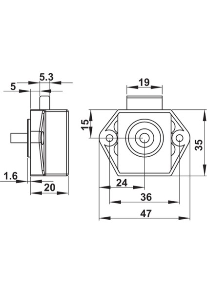 Basmalı Kilit Kapak ve Çekmece Kilidi fiyatları