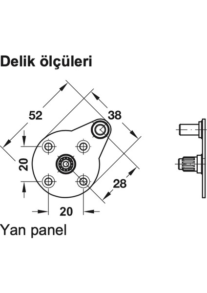 Rob Kalkar Kapak Makası Siyah Yavaşlatıcılı Frenli