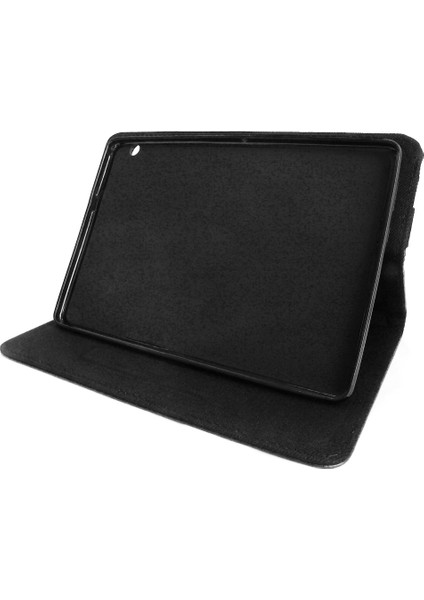 Huawei Mediapad T3 10 9.6" Alfa Book Case PU Deri Standlı Kılıf - Siyah modelleri