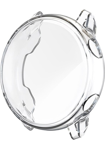 Samsung Galaxy Watch Active 2 40 mm Önü Kapalı Tasarım Silikon Kılıf - Şeffaf fırsatları